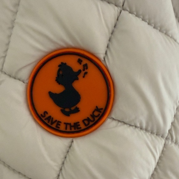 SAVE THE DUCK White Quilted Jacket - Picture 8 of 8